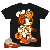Hustle Bear Shirt - Matching Eastside Golf x Air Jordan 12 'Out the Mud'