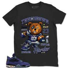 Hustle Harder Shirt - Match Air Jordan 4 Retro Lakers