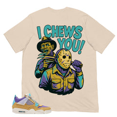I Chews You Shirt - Match Union LA x Air Jordan 4 Desert Moss