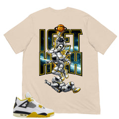 I Get High Shirt - Match Air Jordan 4 Vivid Sulfur