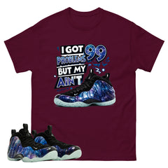 I Got 99 Problems Graphic Tee, Shirt to Match Air Foamposite One Galaxy, Air Foamposite Unisex Black Shirt