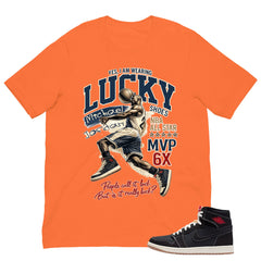I'm Wearing Lucky Shoes MJ Shirt - Match Air Jordan 1 Flight Club