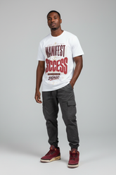 Manifest Success Graphic Tee mockup - male model streetwear editorial