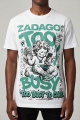Mockup Zoomed - Too Busy To Care Graphic Tee Kobe 4 Protro Girl Dad