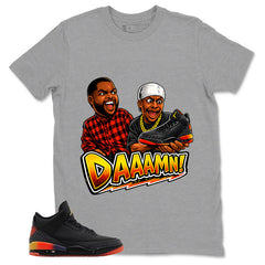 J. Balvin Rio 3s Zadago Shirt Daaamn Sneaker Graphic