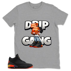 J. Balvin Rio 3s Zadago Shirt Drip Gang Graphic