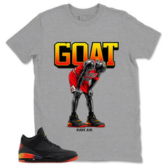 J. Balvin Rio 3s Zadago Shirt Goat Rare Air Graphic
