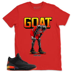 J. Balvin Rio 3s Zadago Shirt Goat Rare Air Graphic