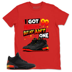 J. Balvin Rio 3s Zadago Shirt I Got 99 Problems Graphic