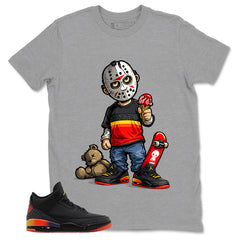 J. Balvin Rio 3s Zadago Shirt Little Jason Graphic