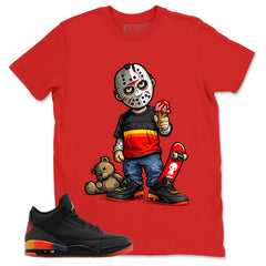 J. Balvin Rio 3s Zadago Shirt Little Jason Graphic
