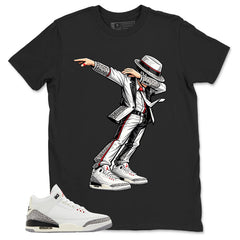 Jackson Dance Shirt - Match Jordan 3 White Cement Reimagined