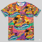 Jetski Bear All Over Print Shirt Match Dylan Harper x Air Zoom GT Cut Tri-State