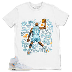 Jordan 23 All Star MVP Shirt - Match Virgil Abloh x Air Jordan 1 Alaska