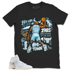 Jordan 23 All Star MVP Shirt - Match Virgil Abloh x Air Jordan 1 Alaska