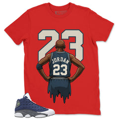 Jordan 23 Shirt - Match Air Jordan 13 Flint 2020