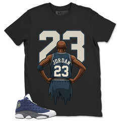 Jordan 23 Shirt - Match Air Jordan 13 Flint 2020