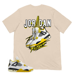 Jordan Flight Shirt - Match Air Jordan 4 Vivid Sulfur