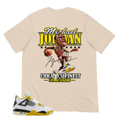 Jordan Living Legend Shirt - Match Air Jordan 4 Vivid Sulfur