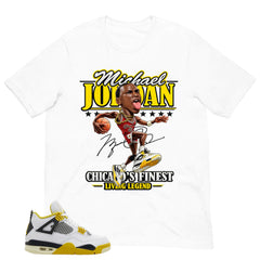 Jordan Living Legend Shirt - Match Air Jordan 4 Vivid Sulfur