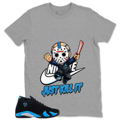 Just Kill It Shirt- Match Air Jordan 14 Black University Blue 2026