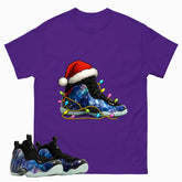 Kickmas Graphic Tee, Shirt to Match Air Foamposite One Galaxy, Air Foamposite Unisex Black Shirt