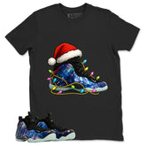 Kickmas Graphic Tee, Shirt to Match Air Foamposite One Galaxy, Air Foamposite Unisex Black Shirt