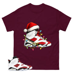 Kickmas Shirt - Match White Air Jordan 6 Carmine