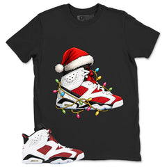 Kickmas Shirt - Match White Air Jordan 6 Carmine