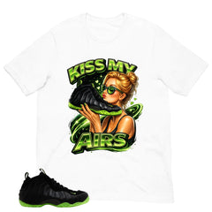 Kiss My Airs Shirt - Match Air Foamposite One Black Volt
