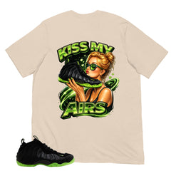 Kiss My Airs Shirt - Match Air Foamposite One Black Volt