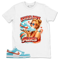 Kiss My Airs Shirt - Match Green Dunk Low Miami Dolphins