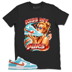 Kiss My Airs Shirt - Match Green Dunk Low Miami Dolphins