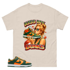 Kiss My Airs Shirt - Match Green Dunk Low Miami Hurricanes