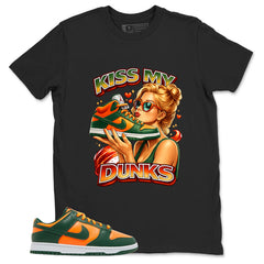 Kiss My Airs Shirt - Match Green Dunk Low Miami Hurricanes