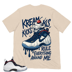 Kream Kicks Shirt - Match Air Foamposite One PRM Olympic