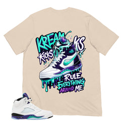 Kream Kicks Shirt - Matching Air Jordan 5 Retro 'Grape' 2025