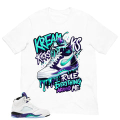 Kream Kicks Shirt - Matching Air Jordan 5 Retro 'Grape' 2025