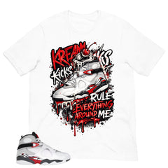 Graphic Tee to Matching Bugs Bunny 8s Kream Kicks Shirt