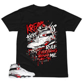 Graphic Tee to Matching Bugs Bunny 8s Kream Kicks Shirt