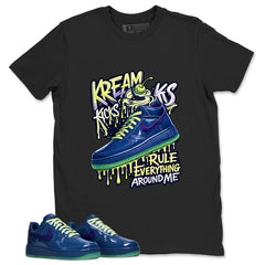 Kream Kicks Graphic Tee, Shirt to Match Air Force 1 Mystic Navy, Air Force 1 Unisex Shirt