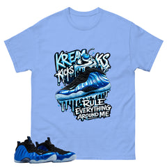 Kream Kicks Shirt - Match Air Foamposite One Royal