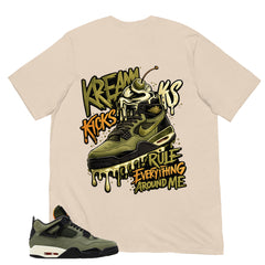 Kream Kicks Shirt - Match Air Jordan 4 Undefeated