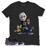 Little Jason Graphic Tee, Shirt to Match Air Foamposite One Eggplant, Air Foamposite Unisex Purple Shirt