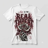 Love Is The Real Threat Graphic Tee - Shirt To Match Air Jordan 3 Bin23