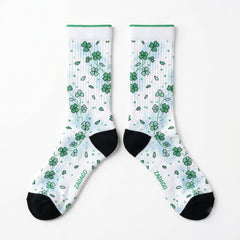 Lucky Green Socks – Women’s Air Jordan 5 Retro Inspired Mid-Calf Unisex Crew Socks