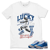 Lucky Shoes MJ Graphic Tee, Shirt to Match Air Max 95 Big Bubble Blue, Air Max 95 Big Bubble Blue Lawson Unisex Shirt
