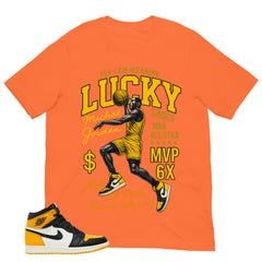 Lucky Shoes MJ Shirt - Match Air Jordan 1 Yellow Toe