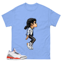 M.Jackson Tiptoe Shirt - Match Blue Air Jordan 3 Knicks