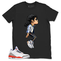 M.Jackson Tiptoe Shirt - Match Blue Air Jordan 3 Knicks